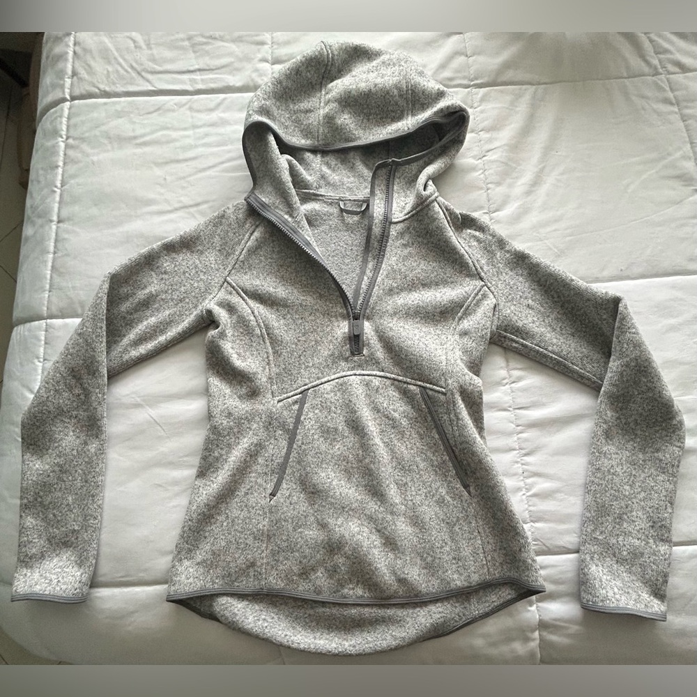 Women’s Lululemon Grey Hooded Sweatshirt Sz. 4